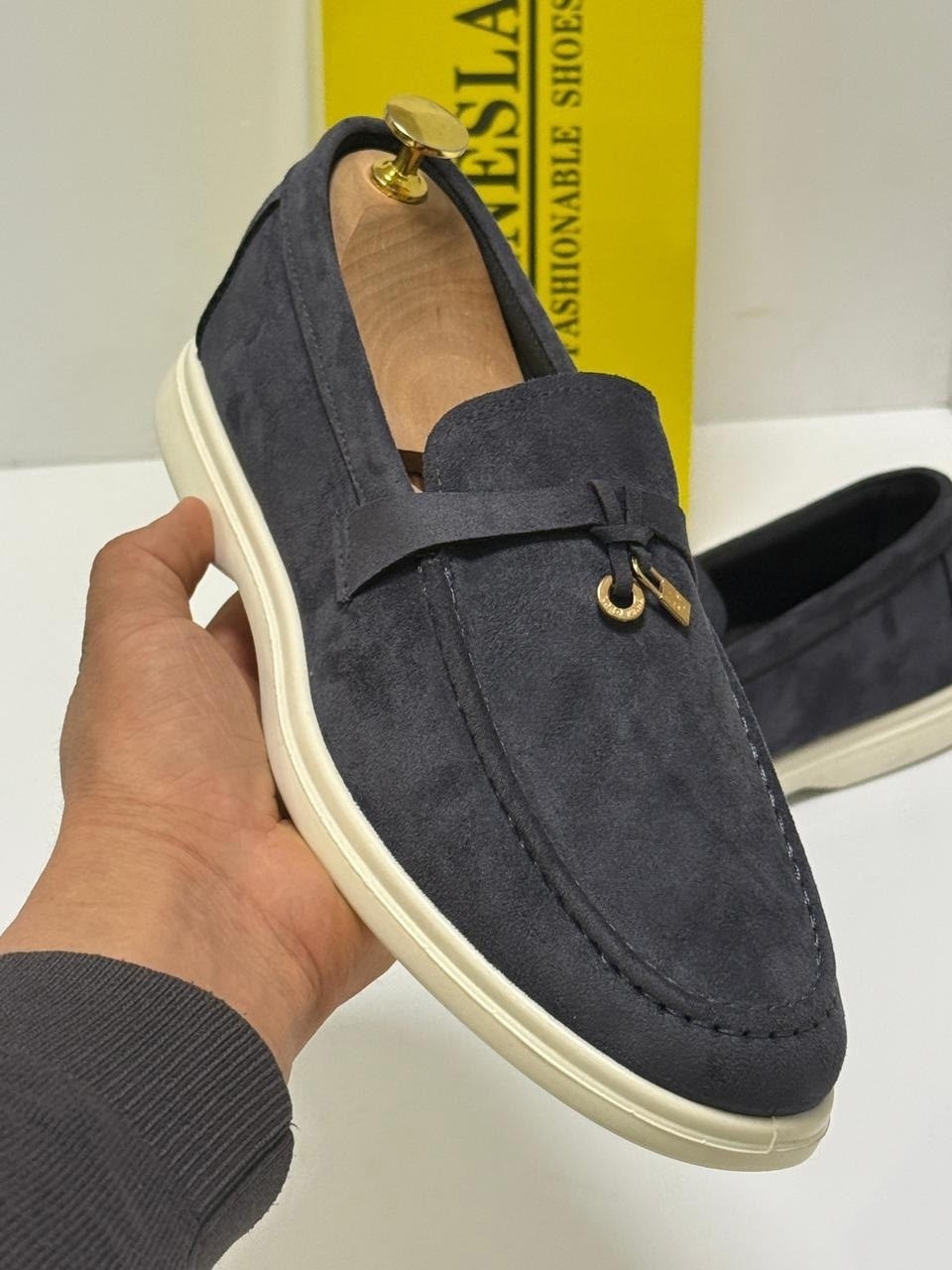 замшевые лоферы тёмно синие мужские loro piano,лоферы loro piana summer charms walk замшевые dark cerulean,лоферы мужские замшевые,лоферы loro piana,