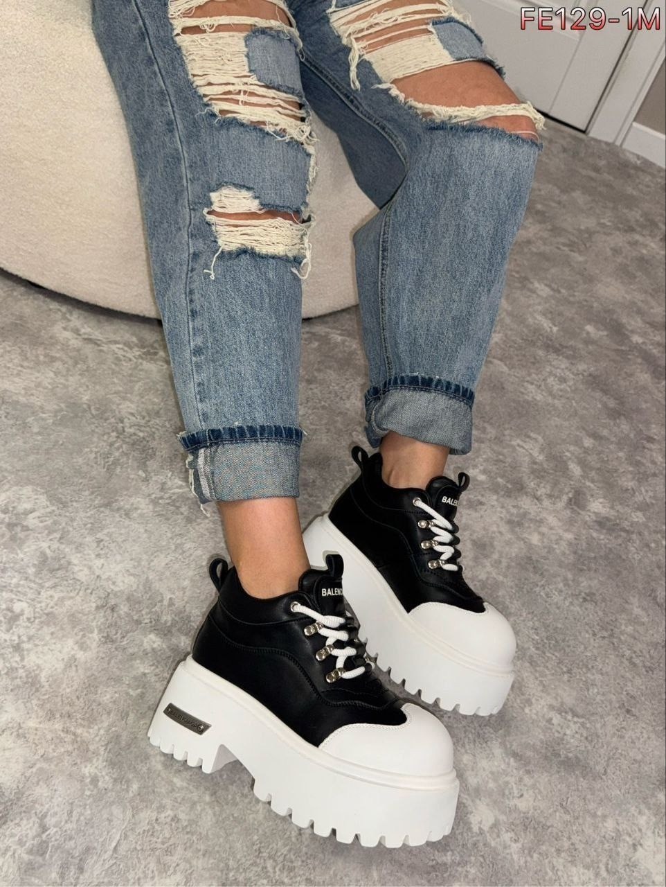 кроссовки женскиe,ботинки balenciaga,, женская,кроссовки на толстой подошве