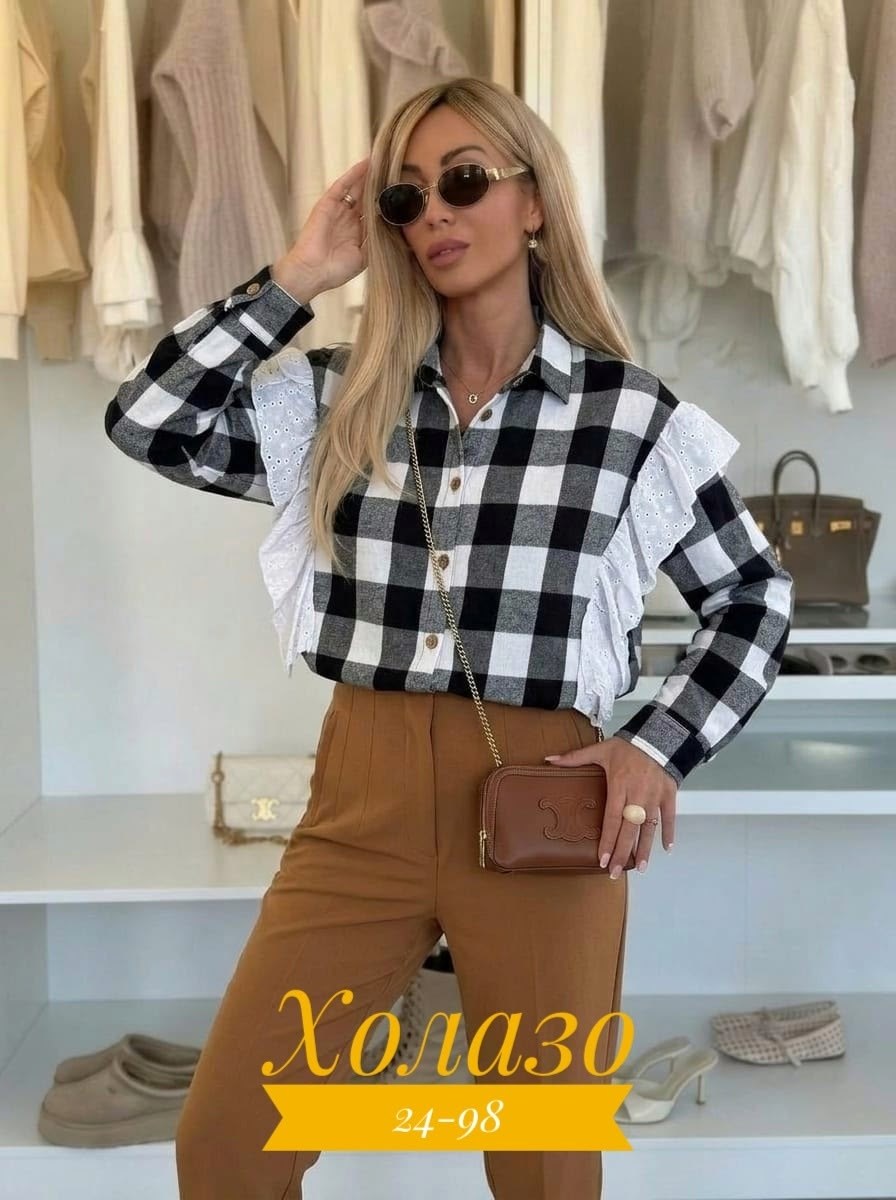 женская рубашка,рубашка стильная,рубашка,рубашка женская в клетку оверсайз,блузка рубашка