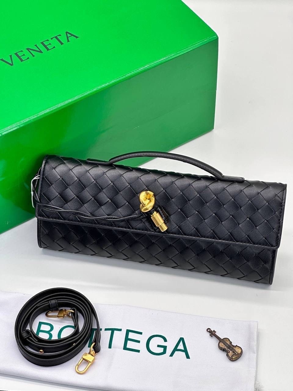 клатч bottega veneta,женская сумка bottega veneta,женский кожаный клатч bottega veneta andiamo черный,bottega veneta сумка,клатч bottega veneta andiamo