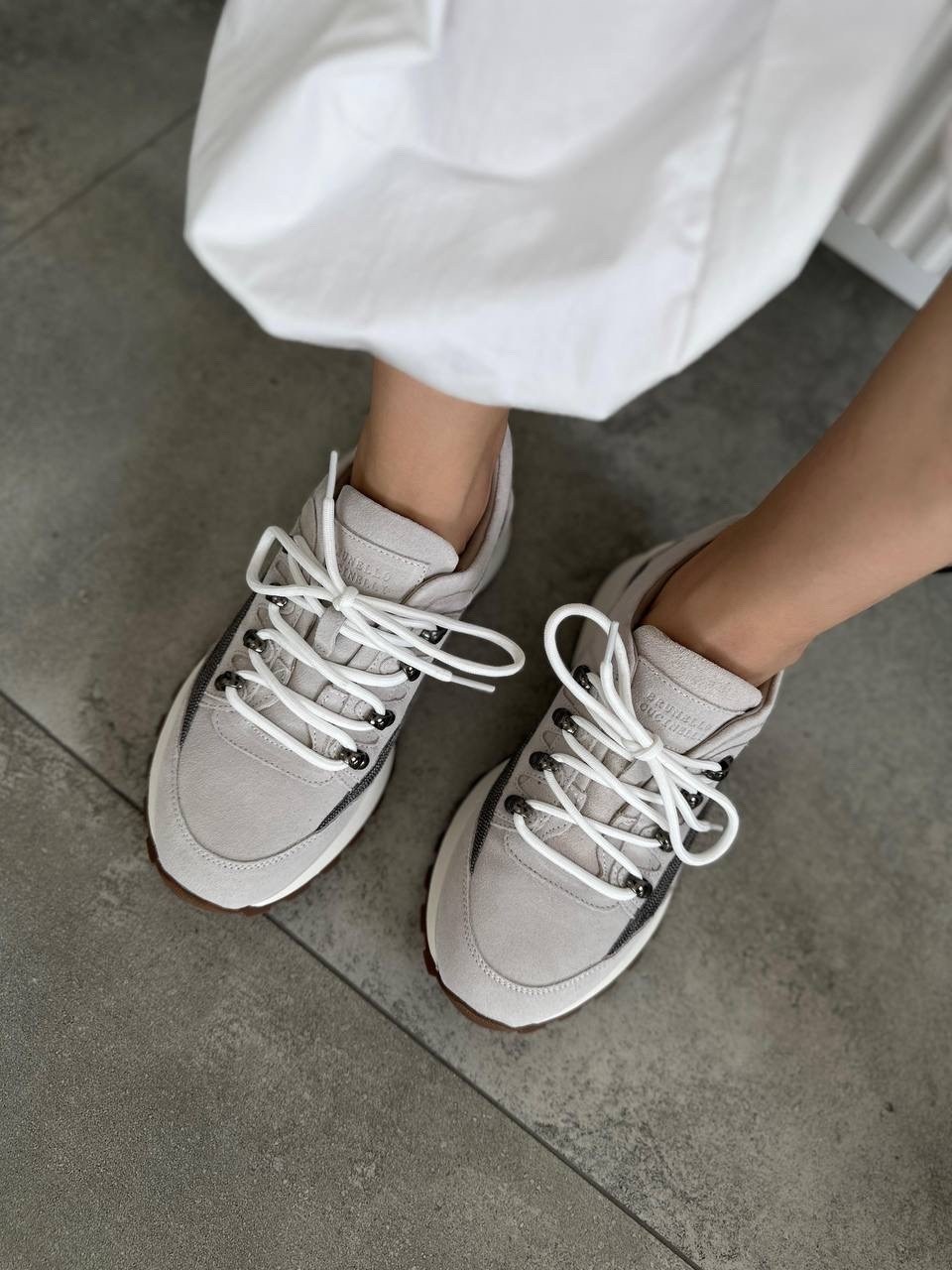 ,brunello cucinelli кроссовки,женские кроссовки,удобные кроссовки,brunello cucinelli кроссовки серые