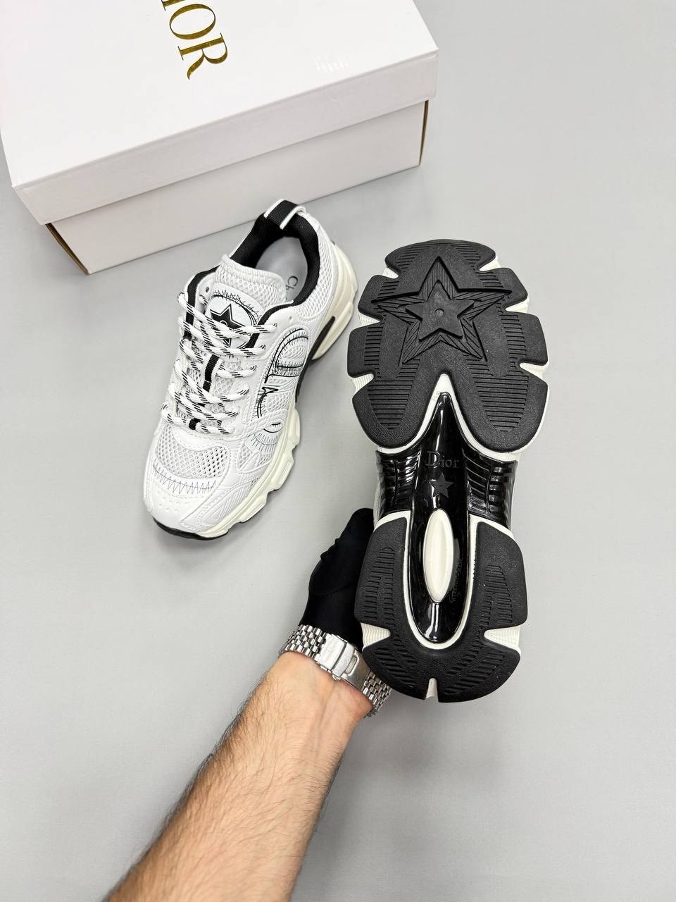 женские кроссовки dior chrono premium white grey,кроссовки dior,кроссовки christian dior,диор кроссовки,кроссовки женские dior