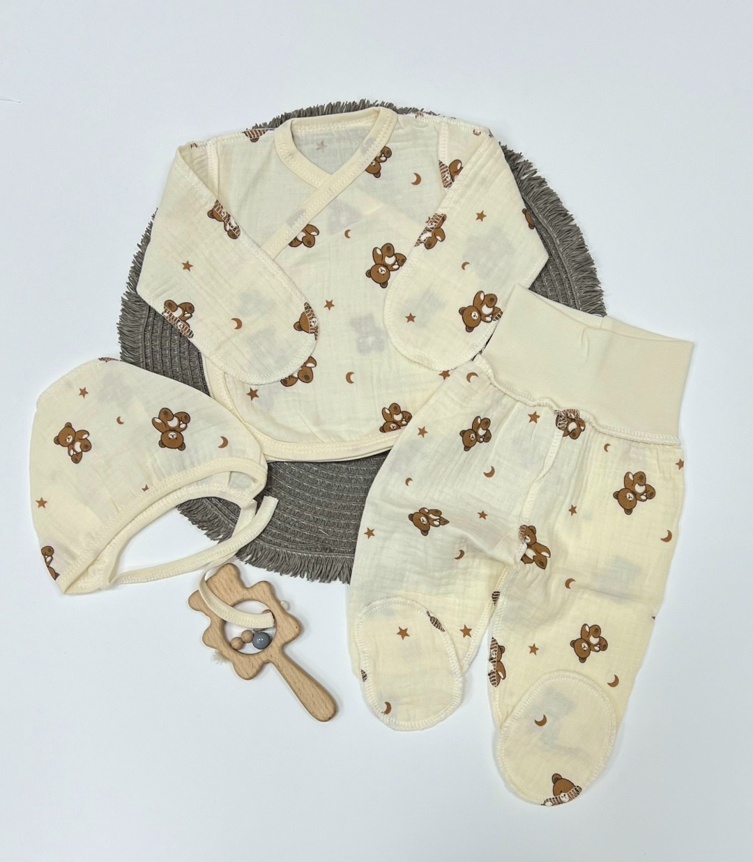 набор для новорожденного,комплект для новорожденного,комплект одежды для новорожденного,комплект для новорожденного 3 предмета,комплект нательные для малышей