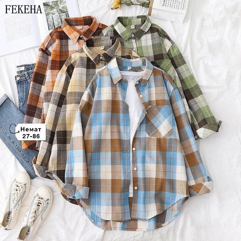 клетчатая женская рубашка,женская рубашка в клетку,рубашка женская оверсайз в клетку,клетчатая женская рубашка с длинным рукавом,рубашка в клетку с длинными рукавами