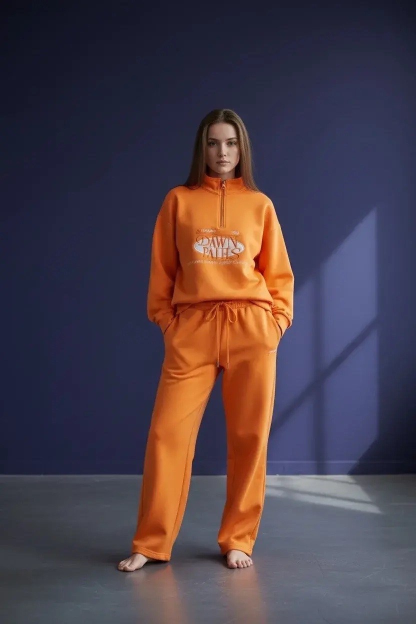 оранжевые спортивные костюмы,спортивный костюм оранжевый celine,оранжевый костюм,спортивные женские костюмы,костюм женский