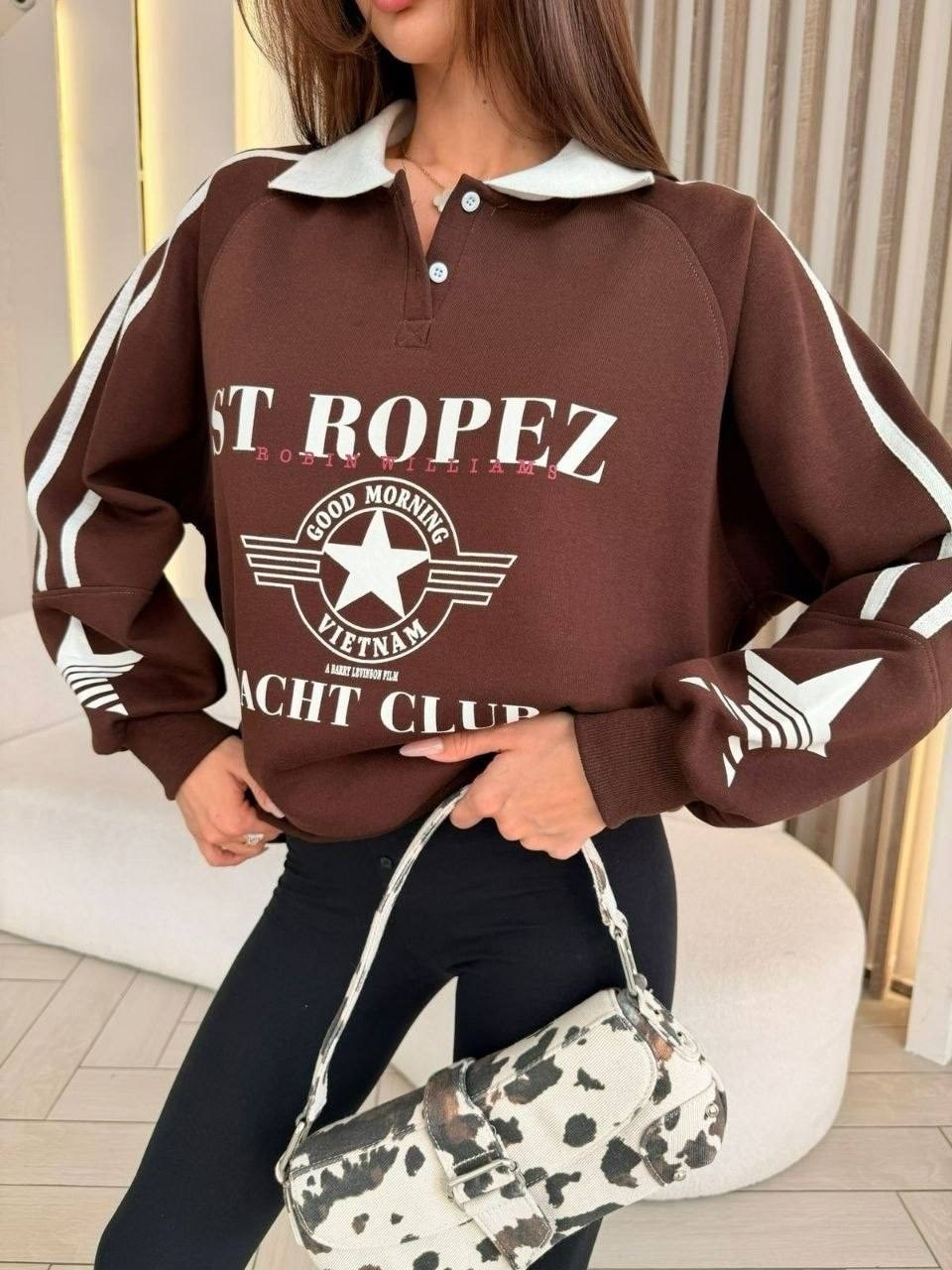 женская кофта,свитшот женская,esrahelvaci polo neck raised valley sweatshirt,толстовка,женская толстовка