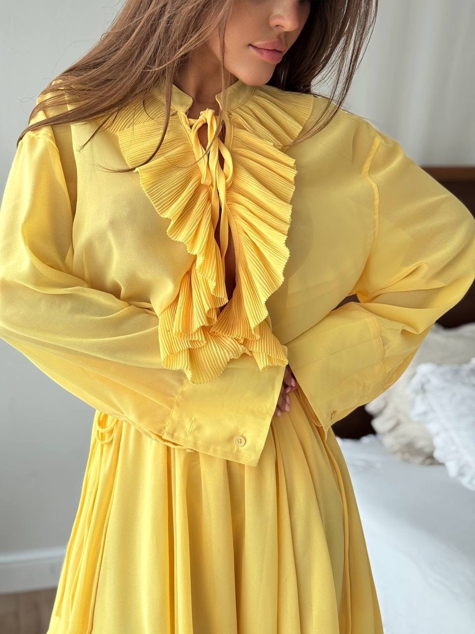 легкое платье,платье,платья базовые,шифоновое платье,платье макси с рюшами