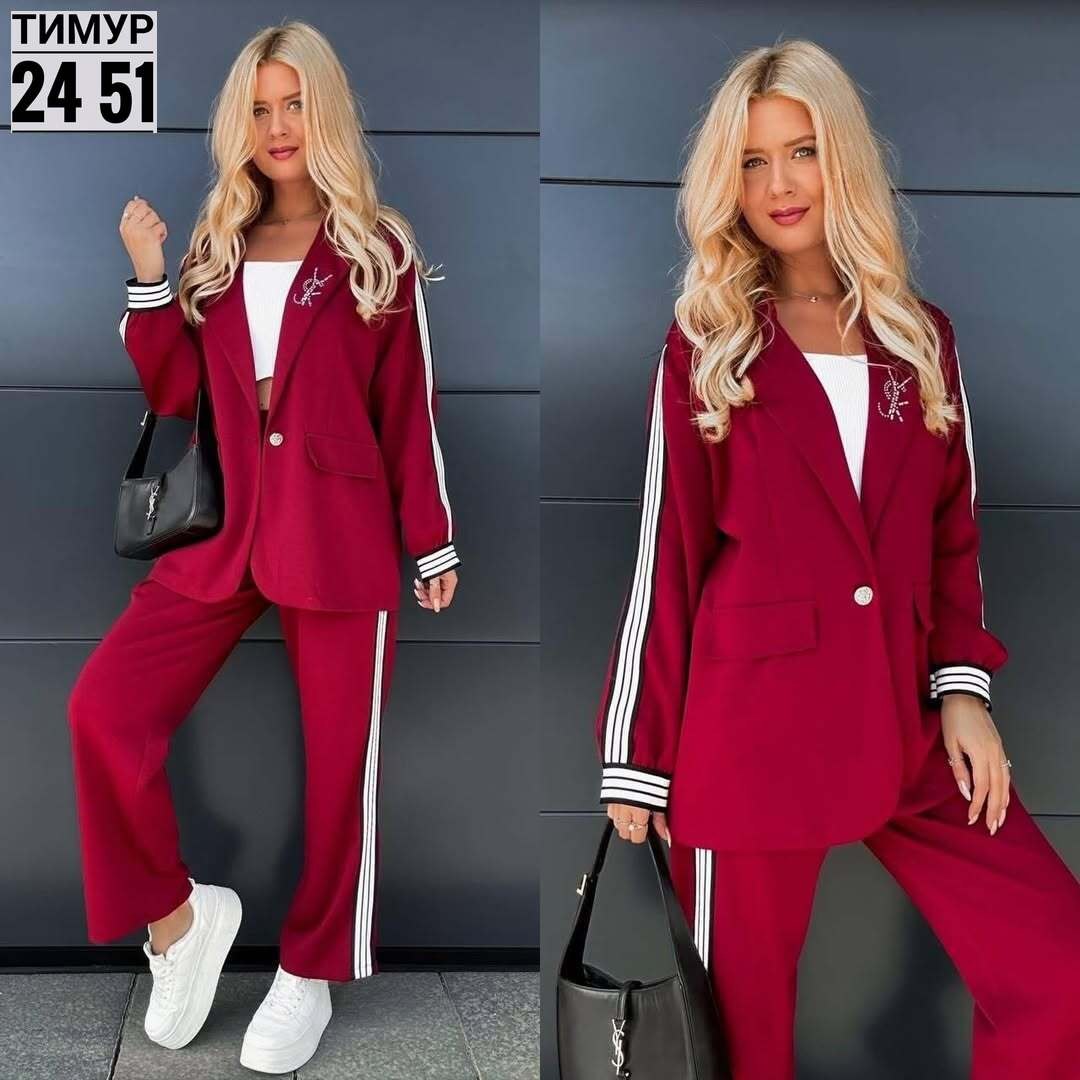 костюм-двойка брючный оверсайз pimari,женский брючный костюм,женский спортивный костюм,костюм с брюками,женский костюм