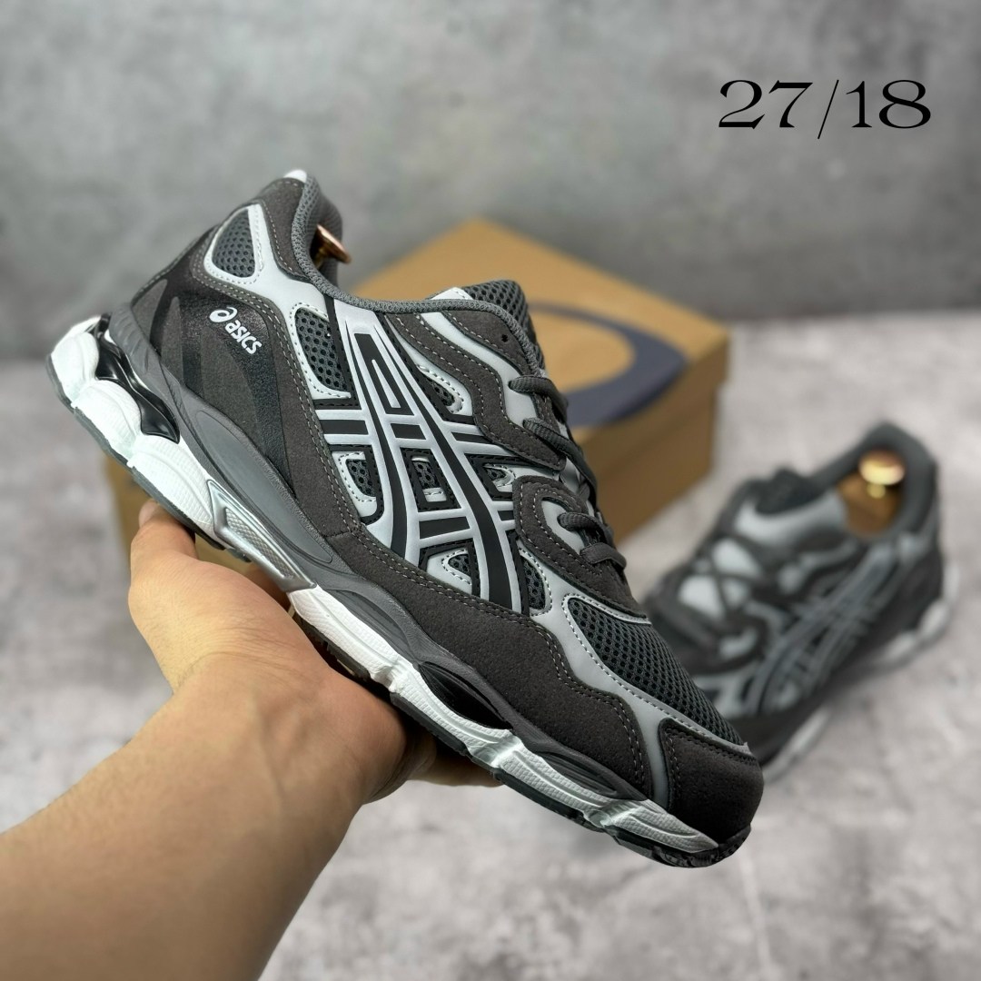 кроссовки мужские asics,кроссовки asics,спортивные кроссовки asics gel nyc asics цвет серый черный,кроссовки asics gel nyc,кроссовки asics gel