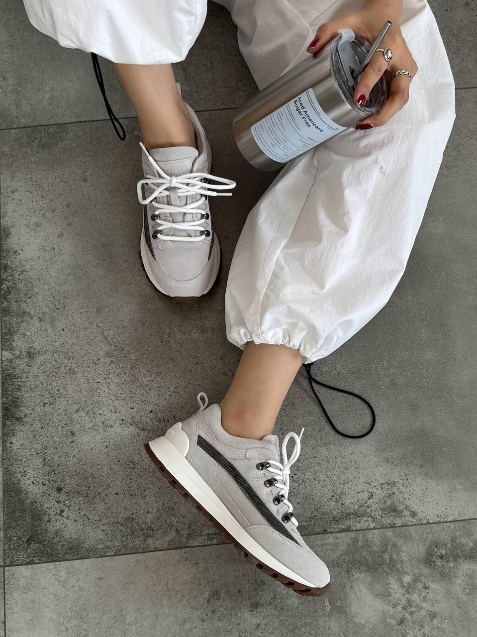 ,brunello cucinelli кроссовки,женские кроссовки,удобные кроссовки,brunello cucinelli кроссовки серые