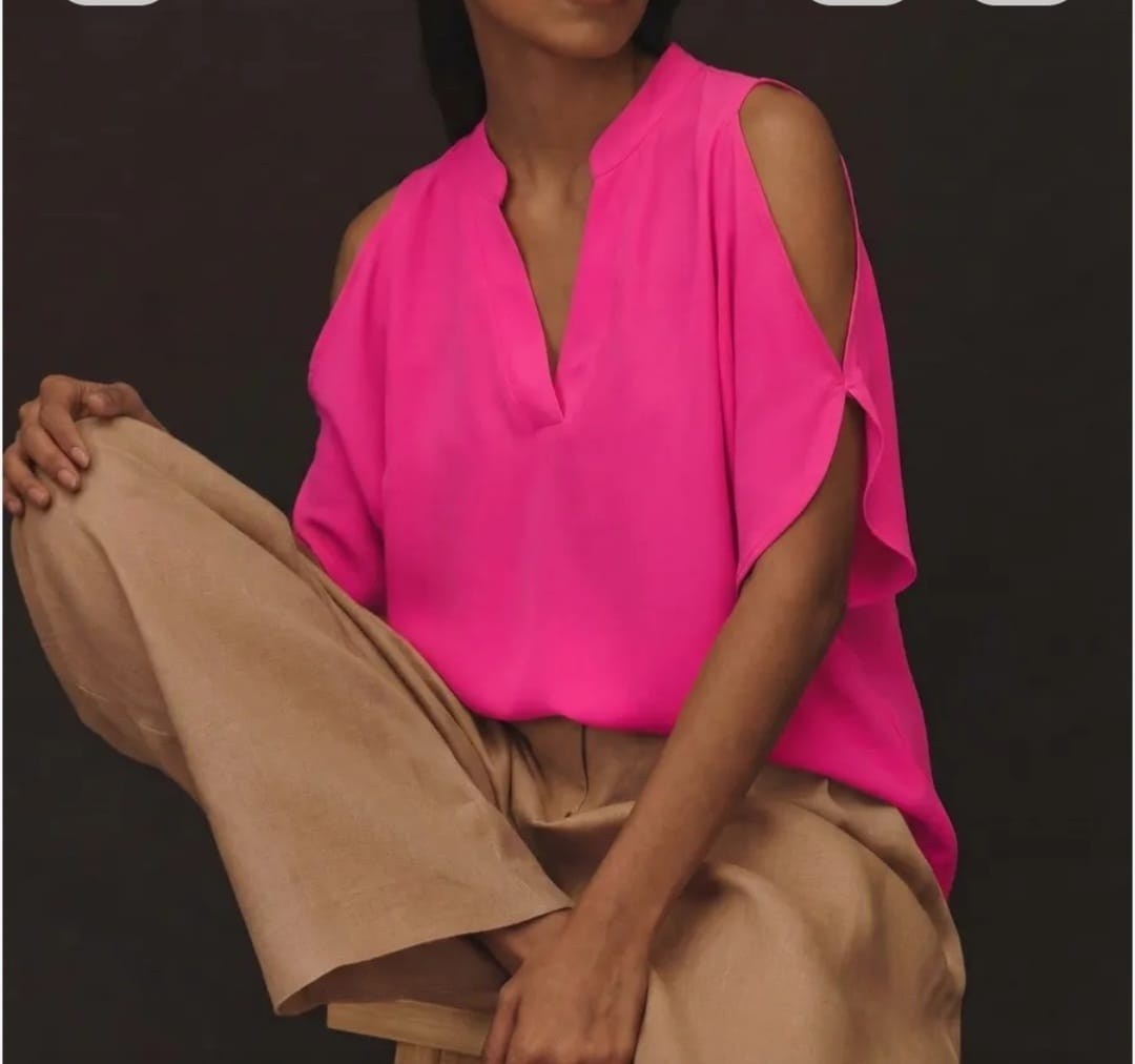 женская шифоновая блузка с v-образным вырезом,повседневная блуза,женская летняя повседневная рубашка с v-образным вырезом и открытыми плечами,летняя блузка,блузки для женщин