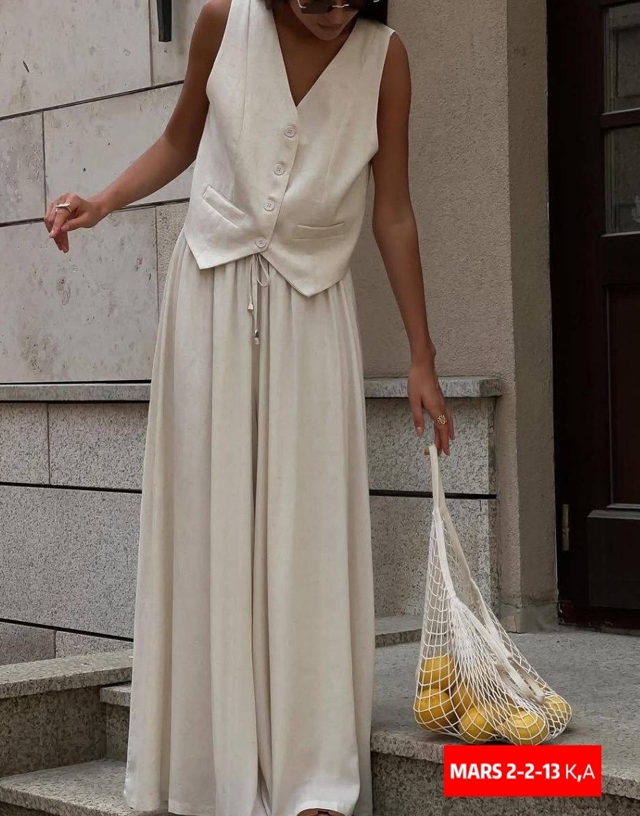 жилет льняной,брючный костюм с жилеткой женский льняной,льняной костюм,костюм льняной брючный с жилетом,костюм льняной брючный с жилетом цвет бежевый