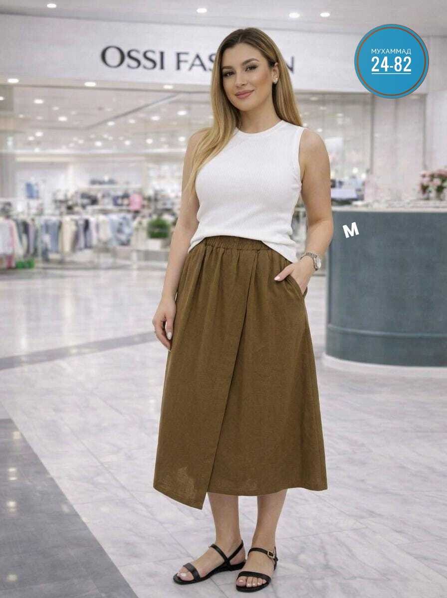юбка,юбка женская,юбка миди,юбка хаки,юбка летняя