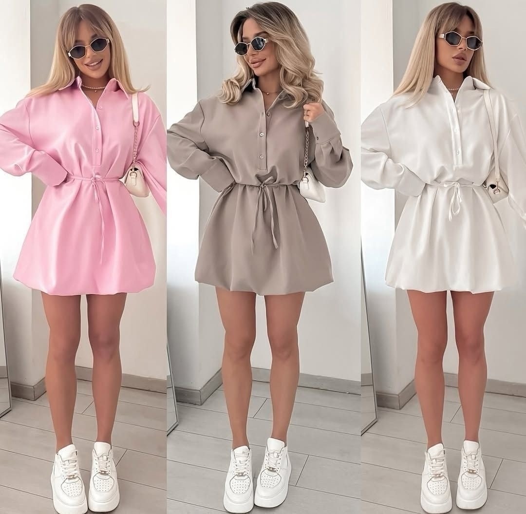 платье рубашка,платье с поясом,платья ,платье розовый,платье женской
