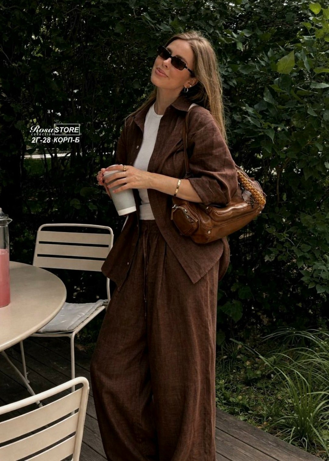 идеальный костюм изо льна: рубашка + брюки, lemon - l-xl,идеальный костюм изо льна рубашка + брюки lemon,костюм с брюками,летние брюки женские,широкие брюки