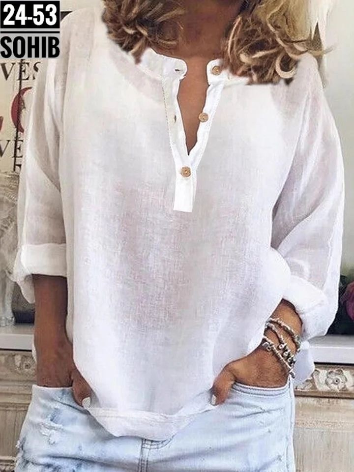 льняная блузка,льняная рубашка женская,женская рубашка,рубашка женская повседневная,свободная рубашка с длинными рукавами