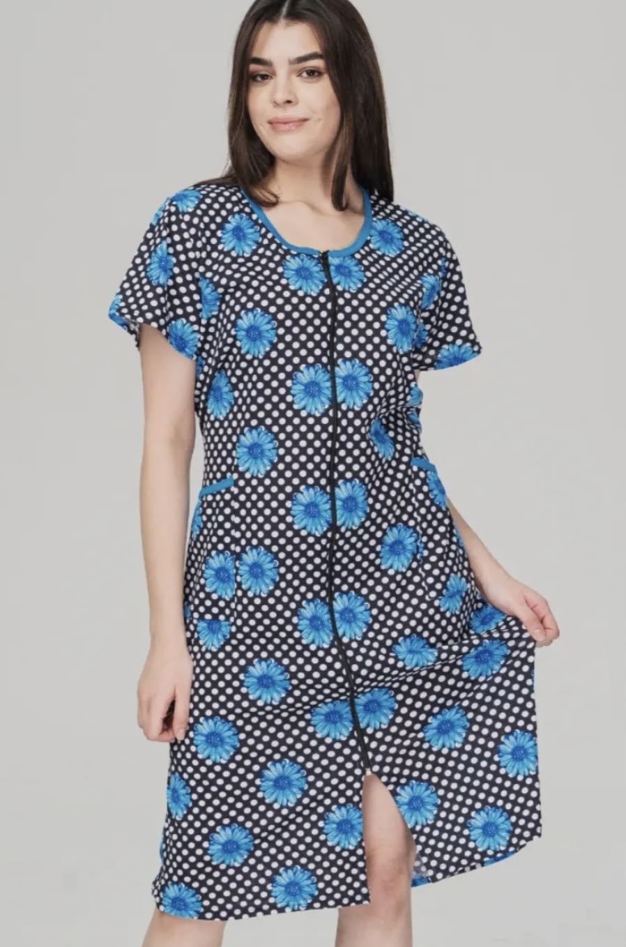 халат женский,халат женский домашний,туника женская,трикотажный халат,халат женский на молнии