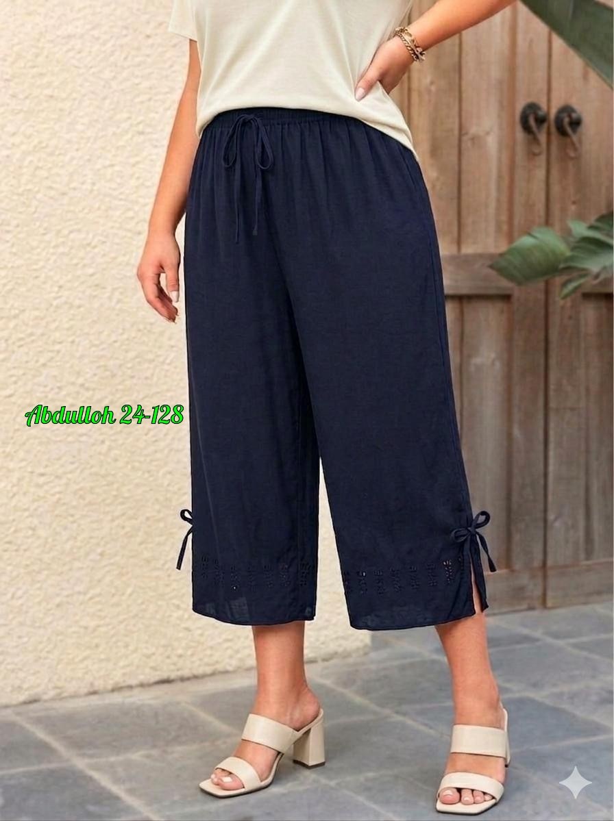 капри брюки,брюки кюлоты,бриджи капри,брюки для женщин,широкие брюки