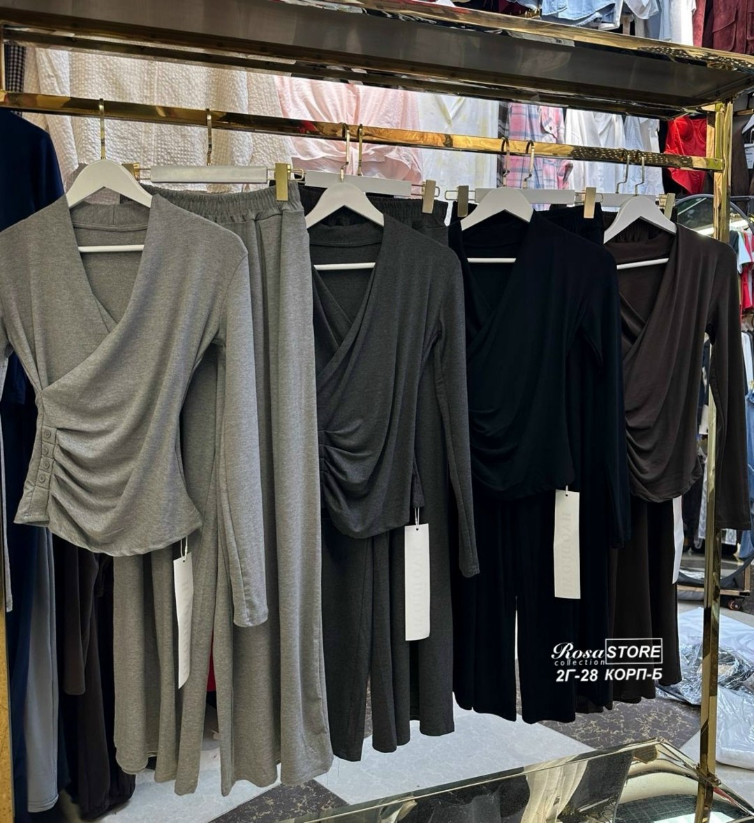 брючный костюм,широкие брюки,костюм с топом,женские костюмы