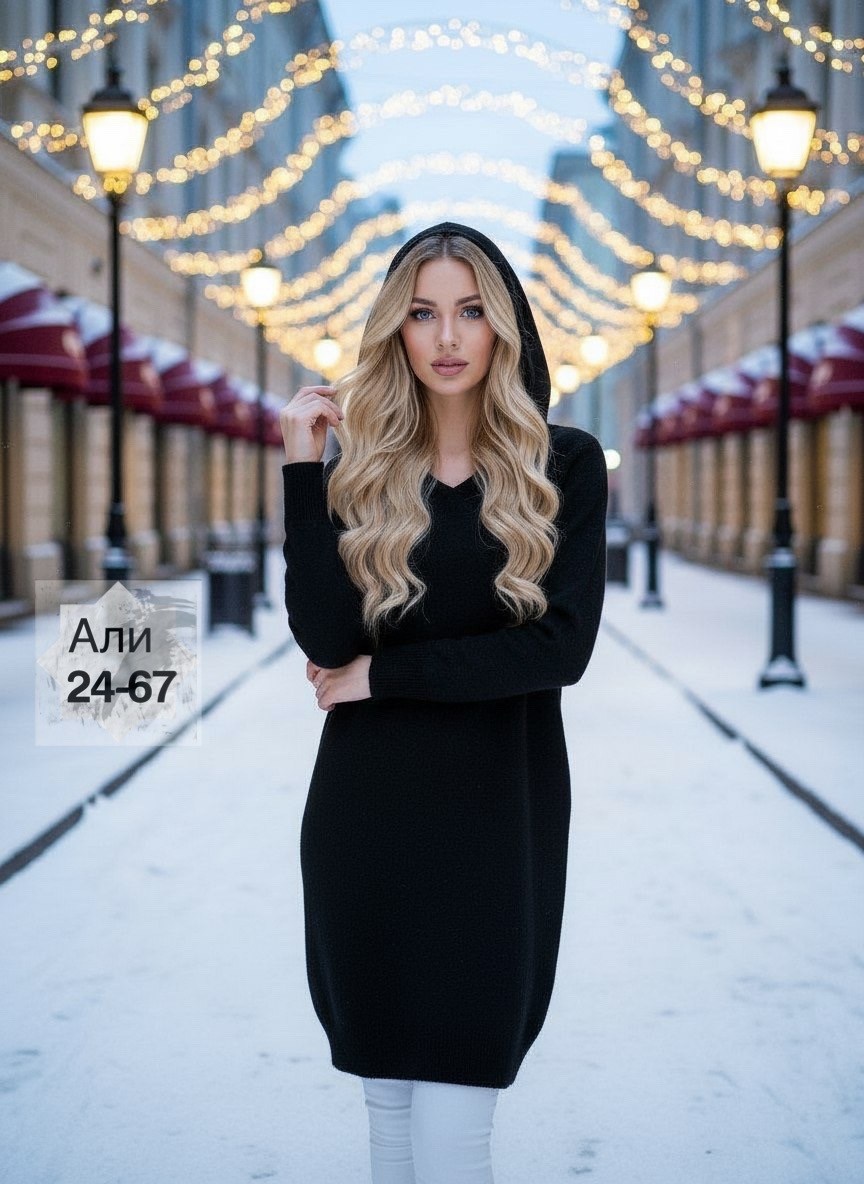 платье женской,платье трикотажное женское,платье теплое с капюшоном,трикотажное платье с капюшоном,платье из гладкого трикотажа