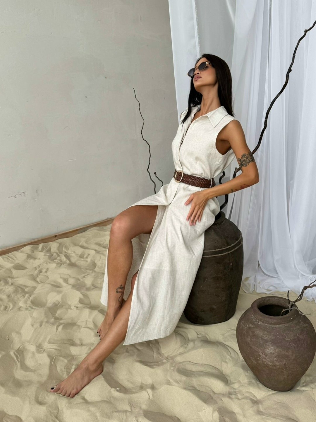 льняное платье,сарафан льняной,льняное платье летнее,платье из льна,льняное платье с поясом