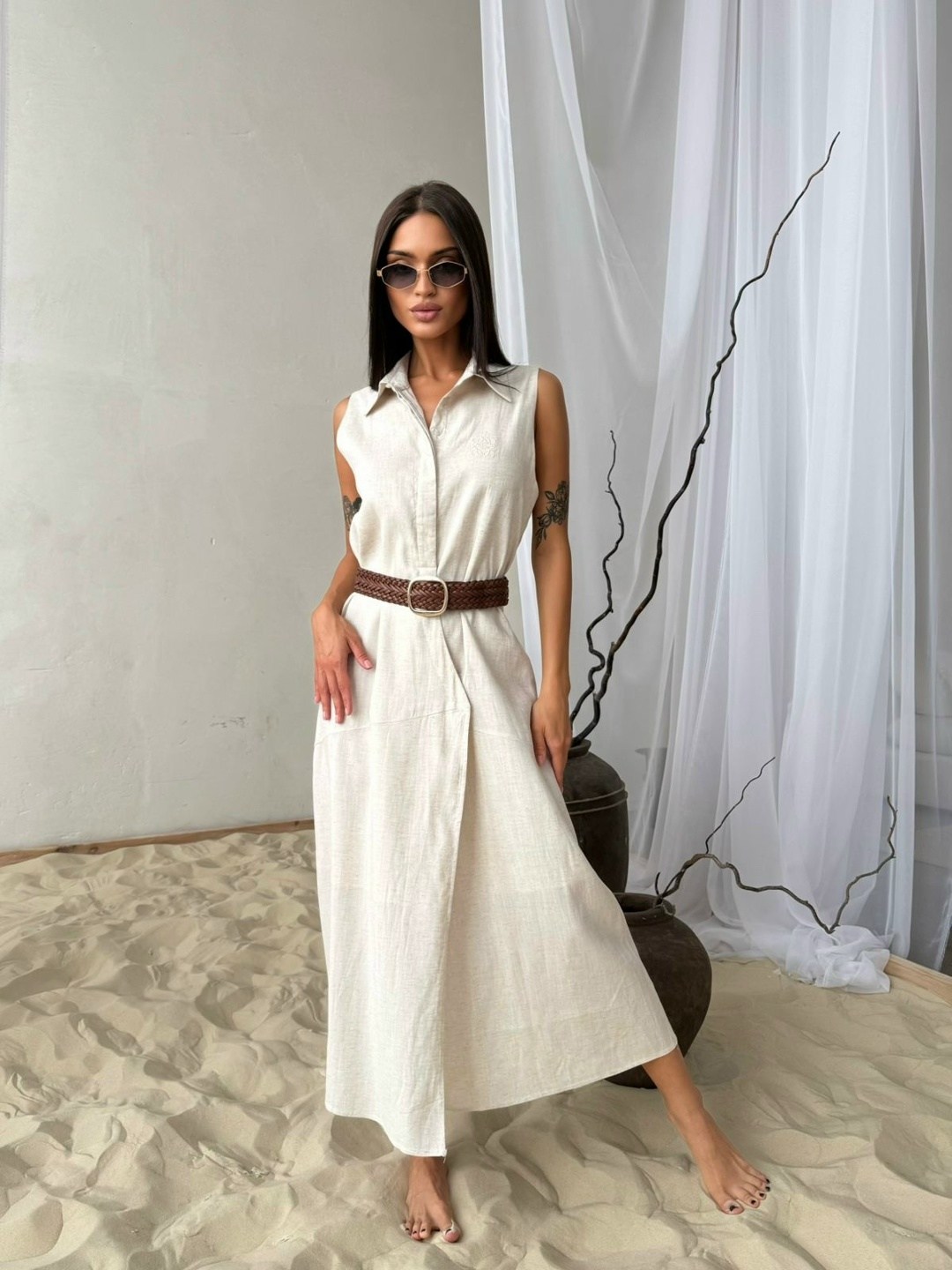 льняное платье,сарафан льняной,льняное платье летнее,платье из льна,льняное платье с поясом