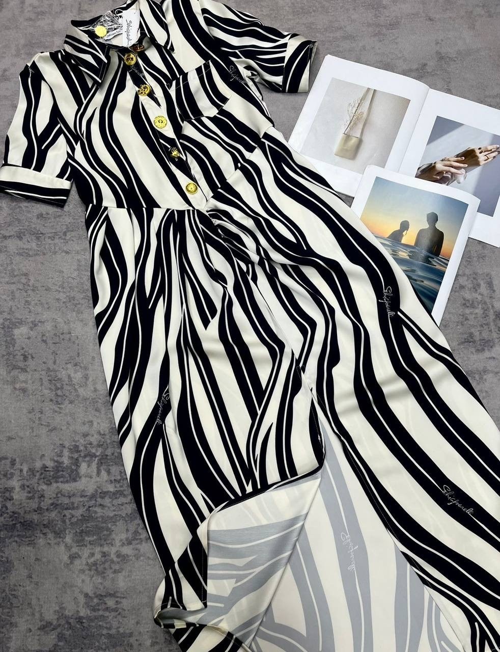 платье рубашка макси в полоску,летнее платье рубашка длинное lookcoco,платье,платье женской,платье с принтом зебра