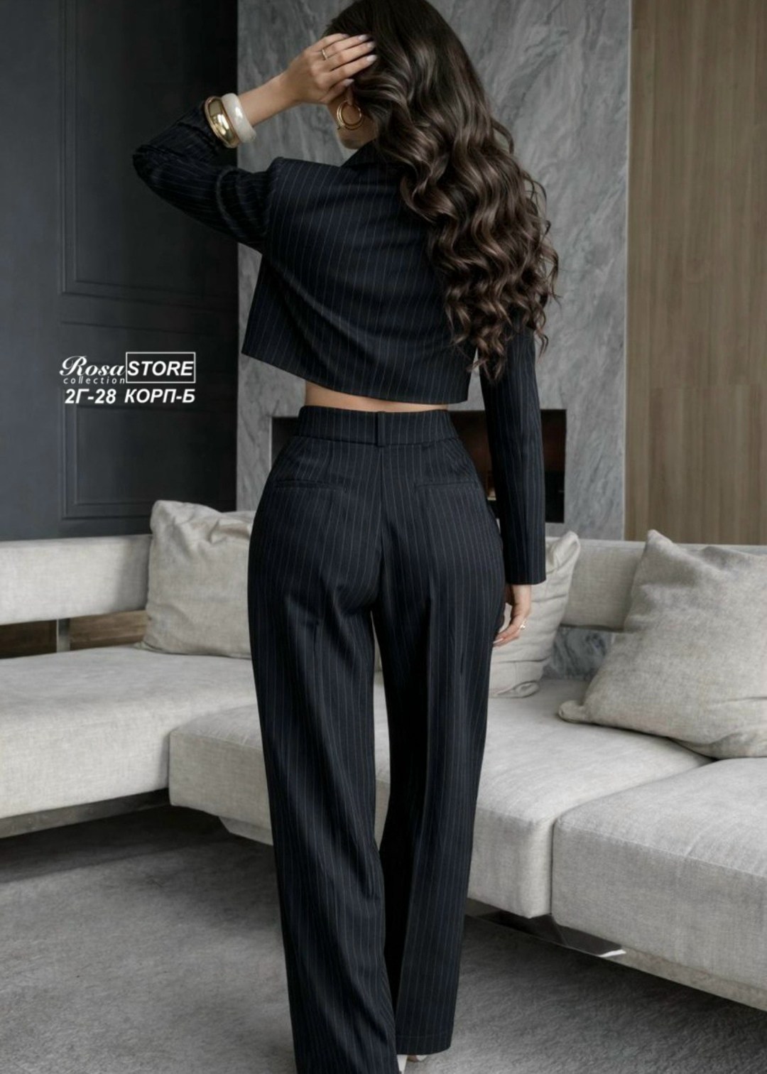 брючный костюм,брючные костюмы женские,брючный костюм в полоску,женский брючный костюм в полоску,женский классический костюм брюки и укороченный жакет в полоску