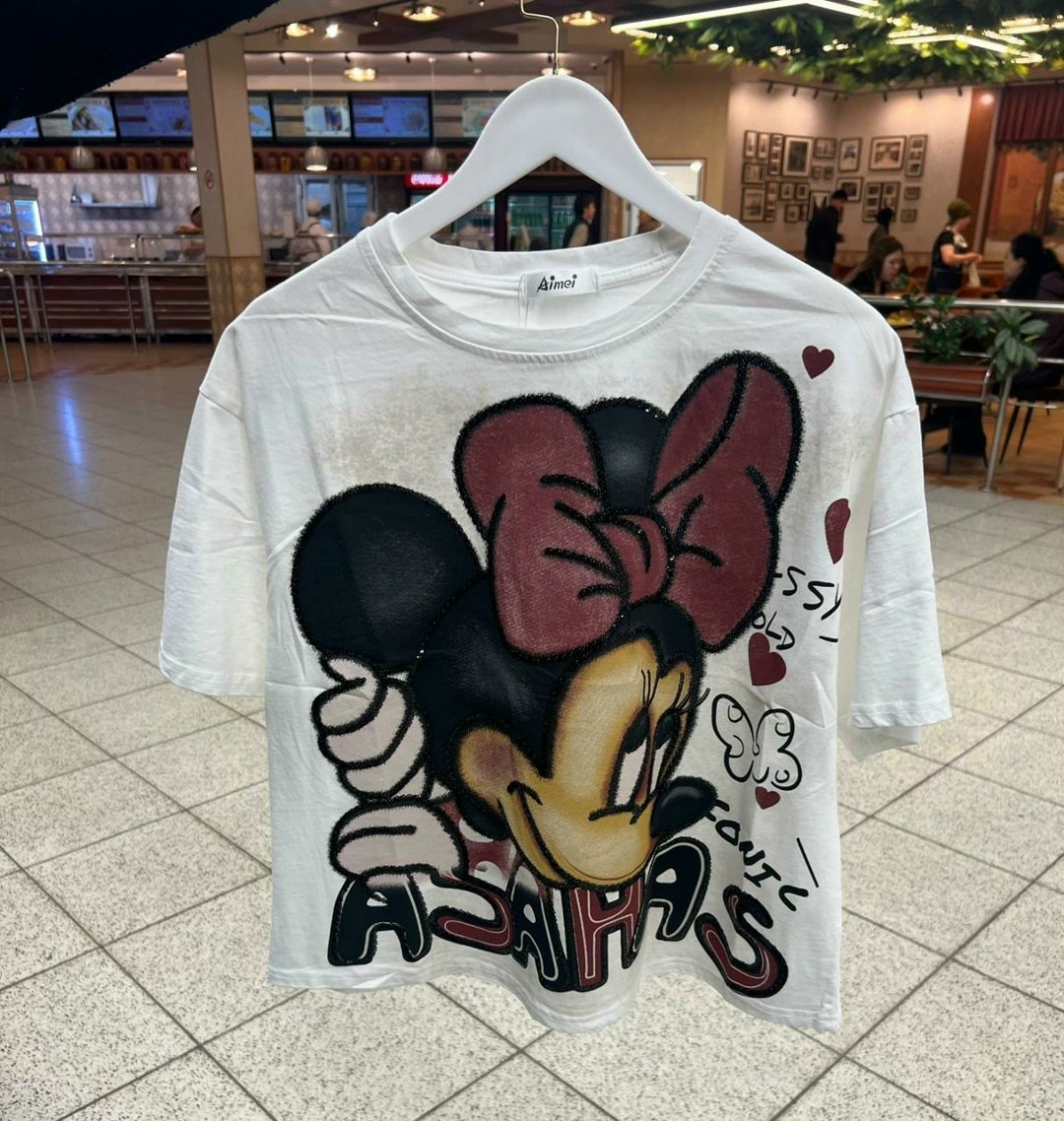 футболка с микки маус,футболки для девочки,футболки детские,футболки модные,футболки женская оверсайз