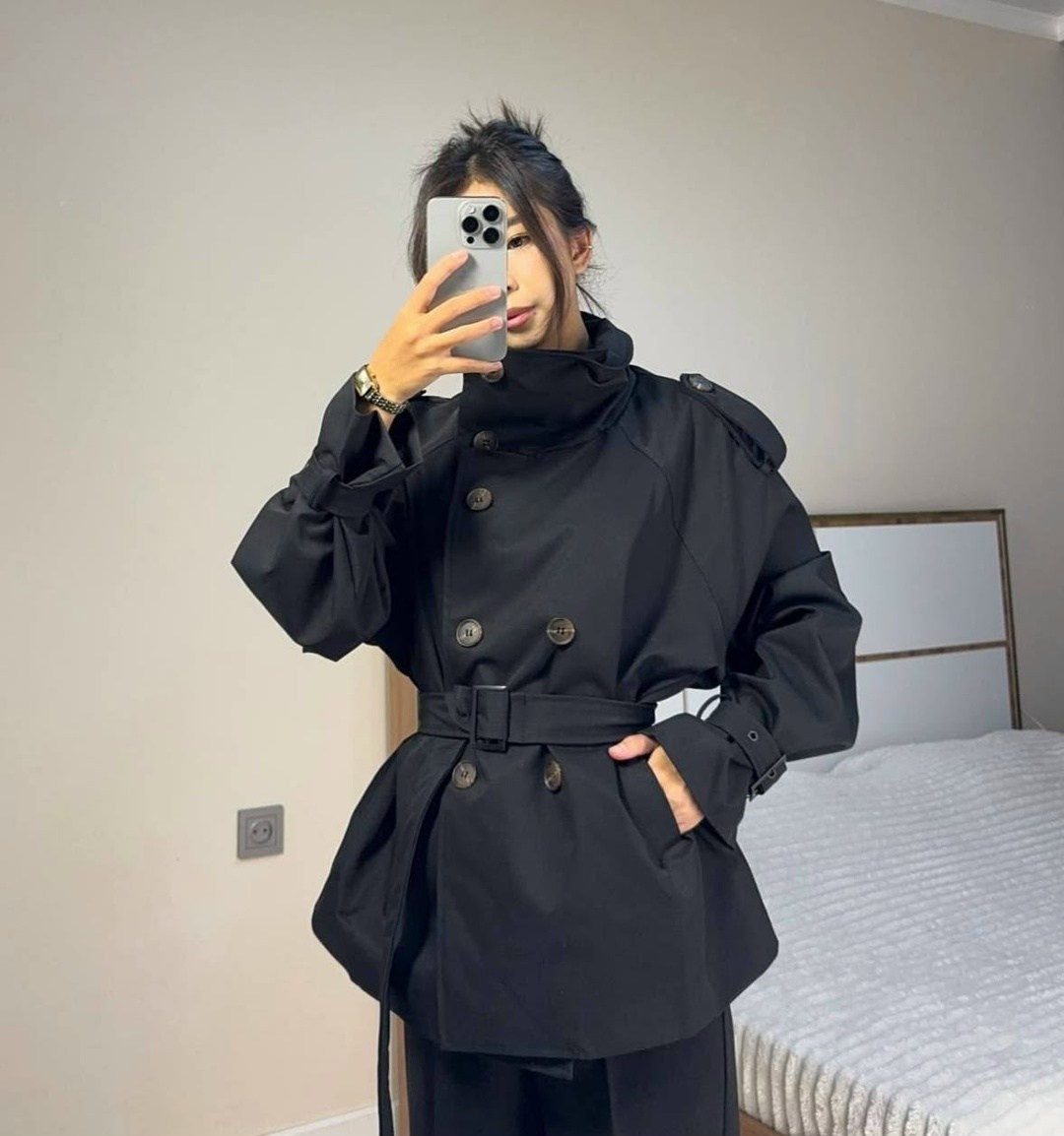 тренч с поясом,черный тренч,женские плащи,тренч пальто,женский тренч