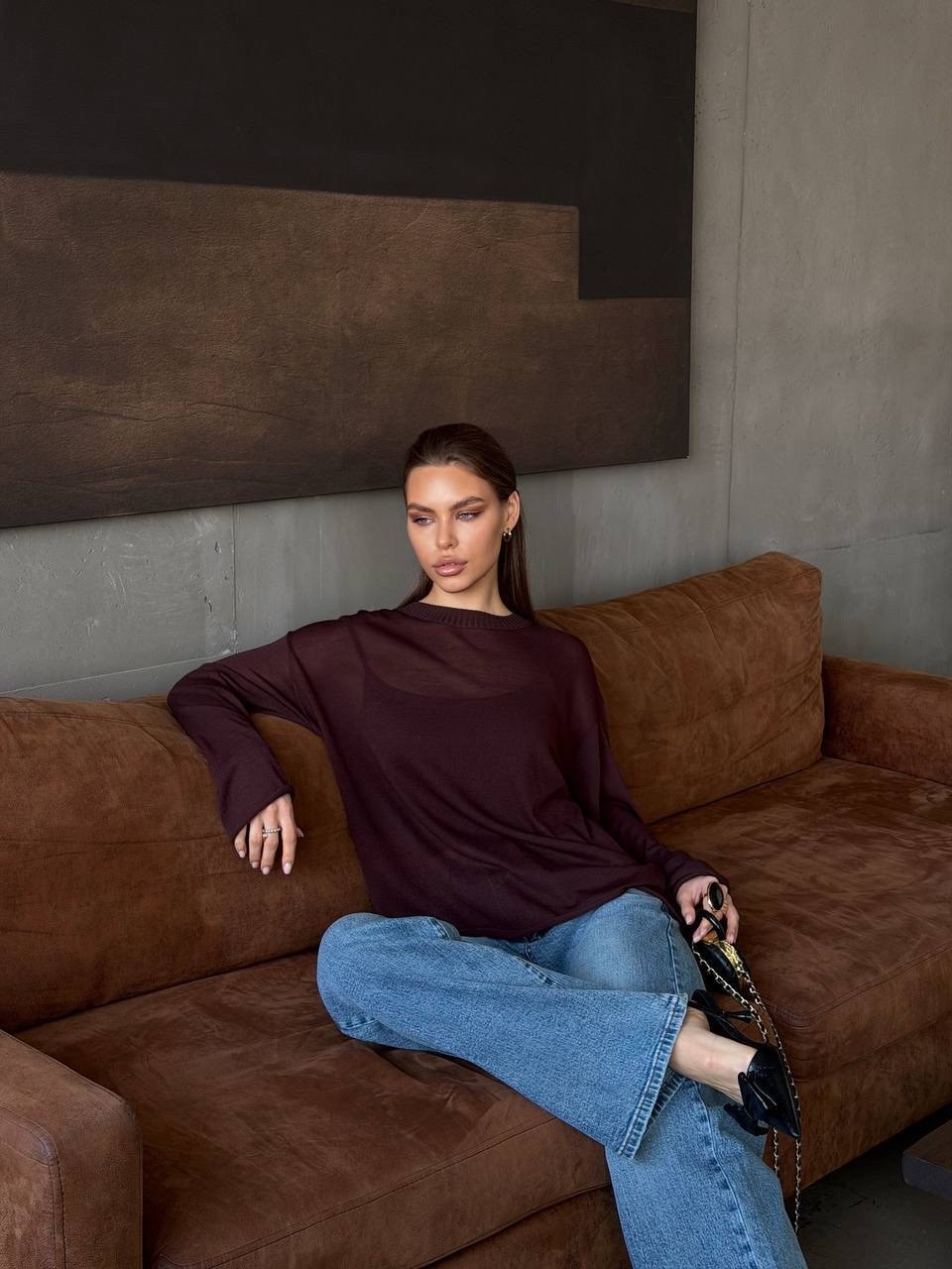 свитер с горлом оверсайз nadi bordo,кофта оверсайз,женская кофта,джемпер модный,лонгслив женская оверсайз