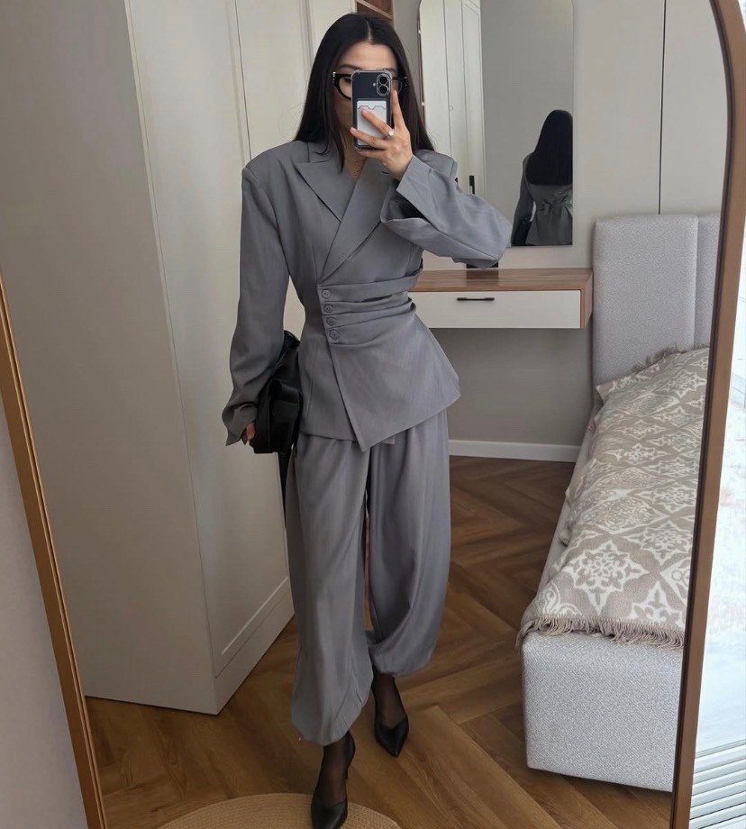 брючный костюм,женский костюм,костюм классический брючный,женский блейзер на пуговицах twotwinstyle,костюм классический брючный с пиджаком