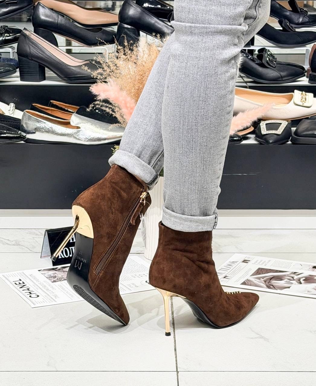 ботильоны женские,ботильоны модные,,замшевые ботильоны,женские ботильоны осенние