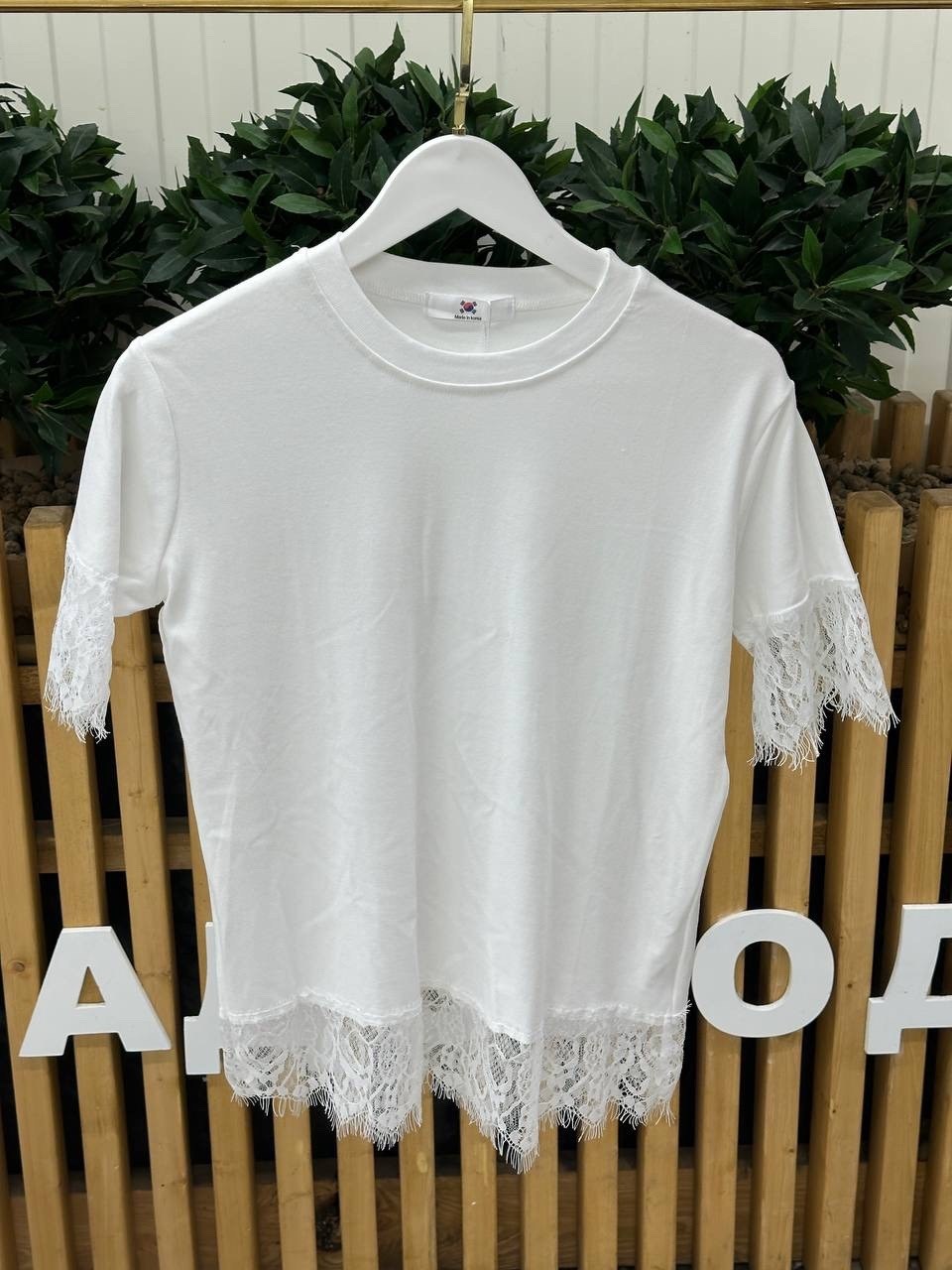 майка с кружевами,футболка с кружевами,футболка с кружевным низом,блузка с кружевами,кружевная футболка