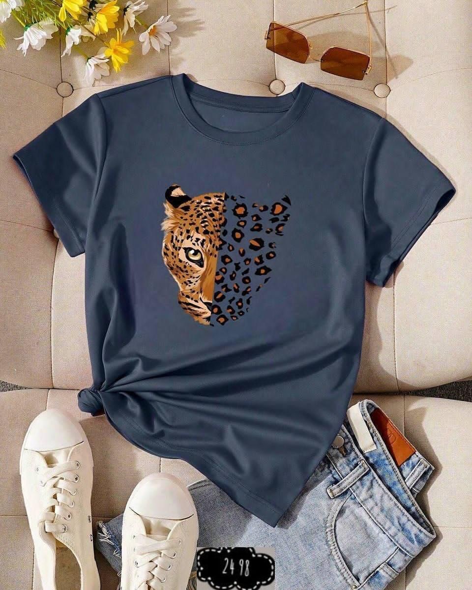 футболка с леопардом,футболка с леопардовым принтом,футболки женская,стильная футболка с принтом,футболка с леопардом стильмакс