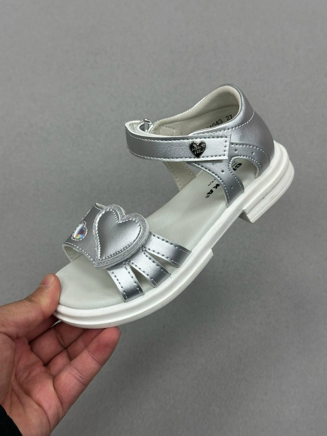 сандалии для девочек,сандалии м + д,сандалии для девочек босоножки,детские босоножки,серебряные босоножки для девочки