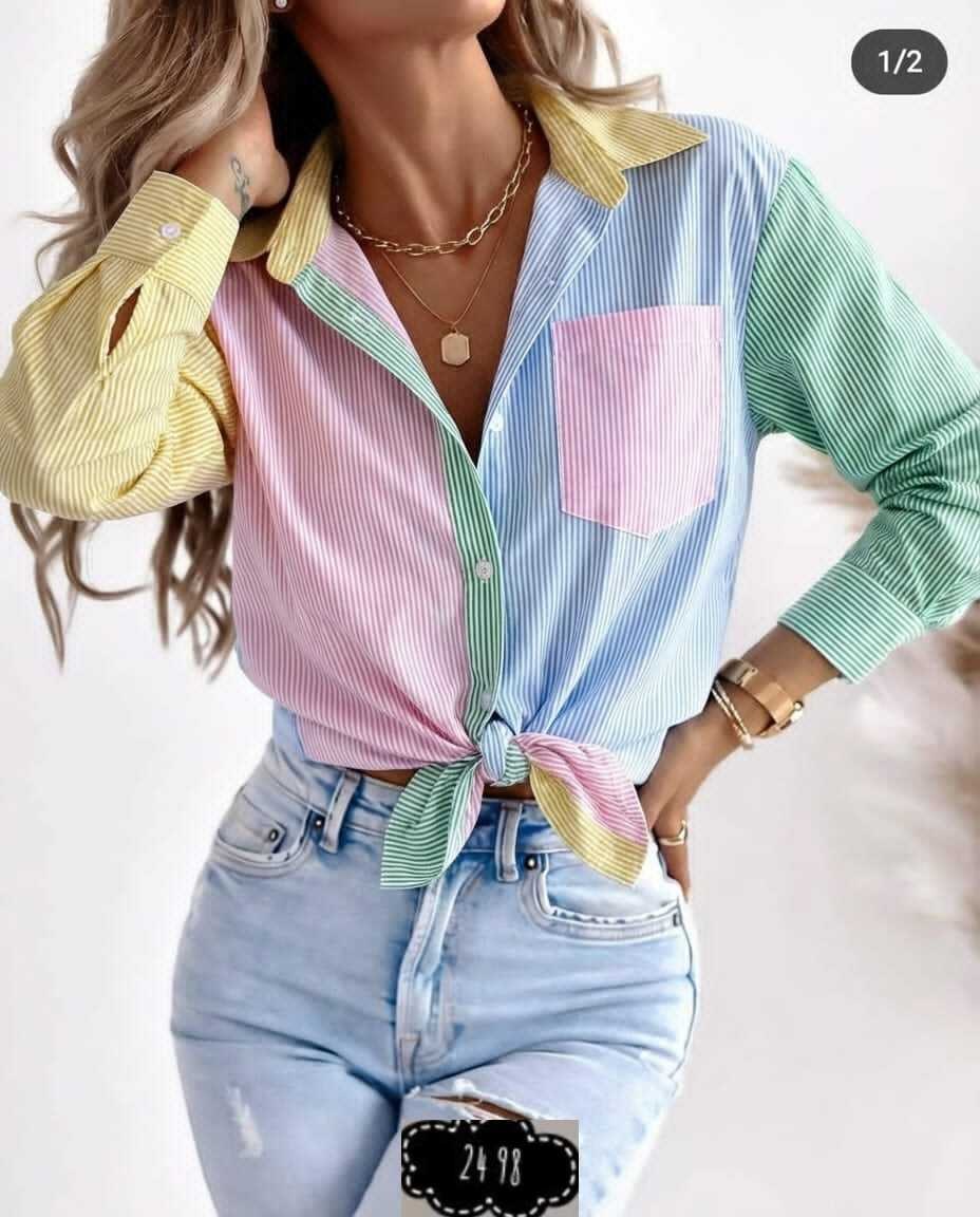 женская рубашка,рубашка пастельного цвета,повседневная рубашка,рубашка в полоску,рубашка