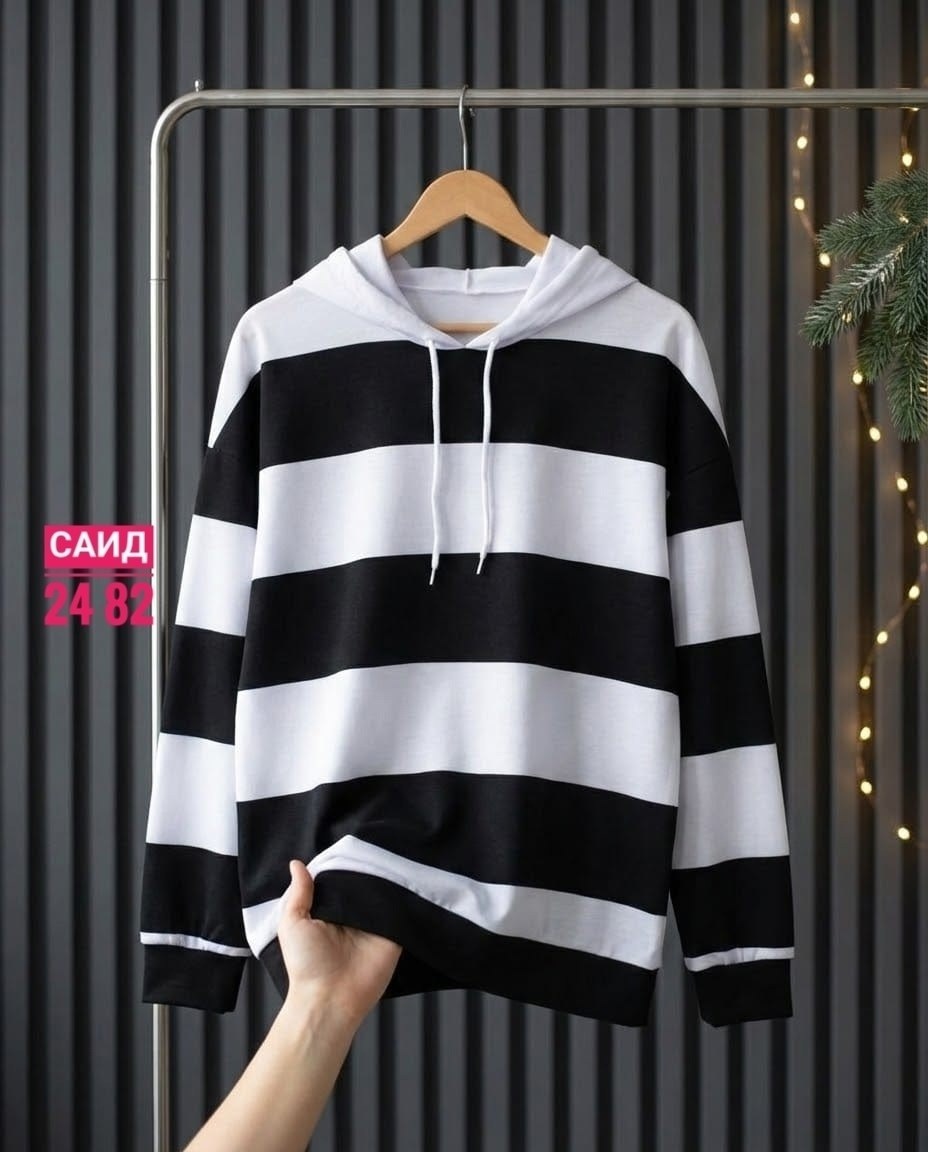 женская толстовка с капюшоном,толстовка в полоску,толстовка с капюшоном в полоску,женское толстовка,кофта женская в полоску с капюшоном