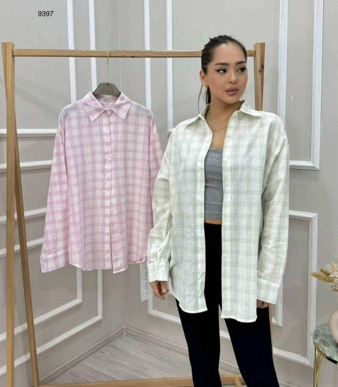 рубашка женская в клетку,женская рубашка,рубашка оверсайз в клетку,рубашка женская оверсайз в клетку,рубашка в клетку