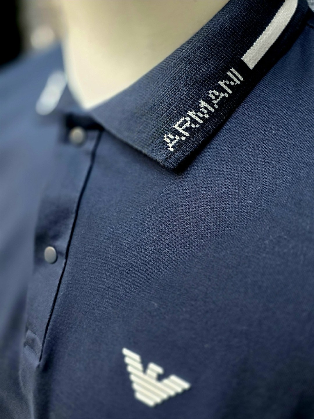 мужская мода,мужская футболка поло,рубашка поло мужская,,серая футболка армани