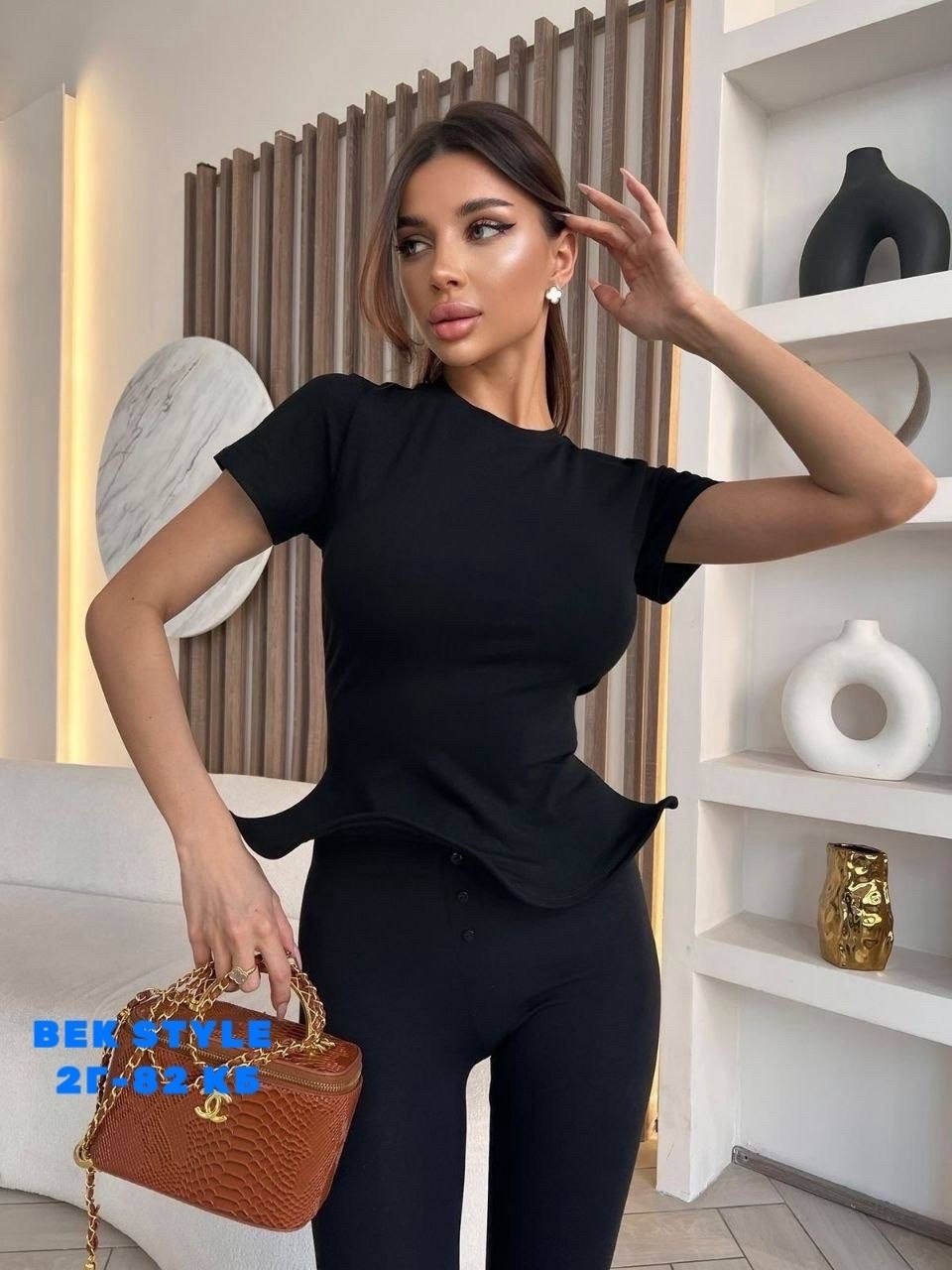 блузка женская,костюм с баской,,модное платье