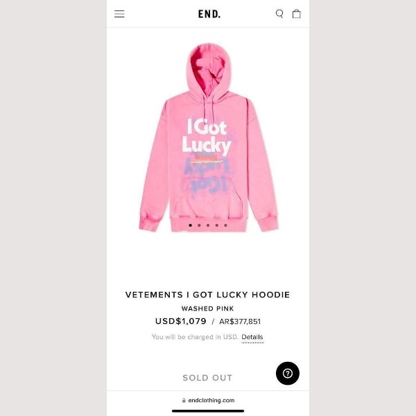 розовая толстовка,толстовки худи,модная толстовка,толстовка,худи vetements i got lucky