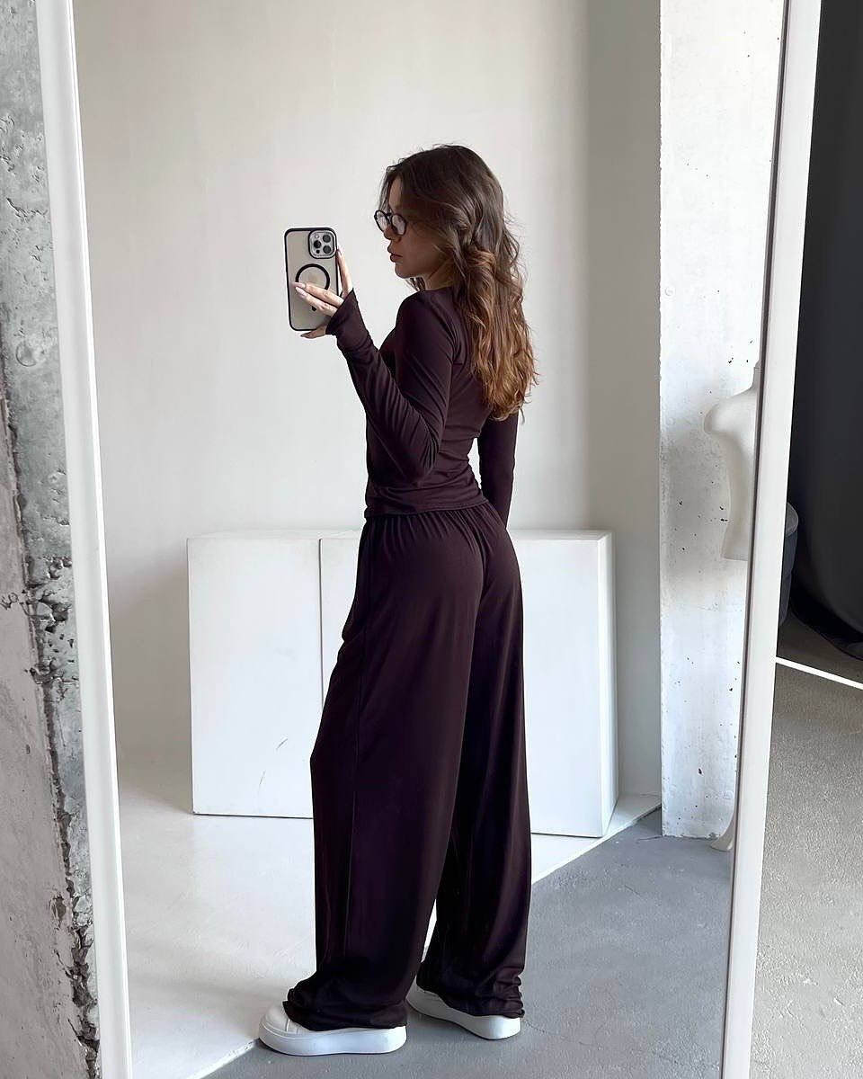 костюм с брюками,трикотажные костюмы,костюм с брюками палаццо,широкие штаны палаццо,брюки палаццо