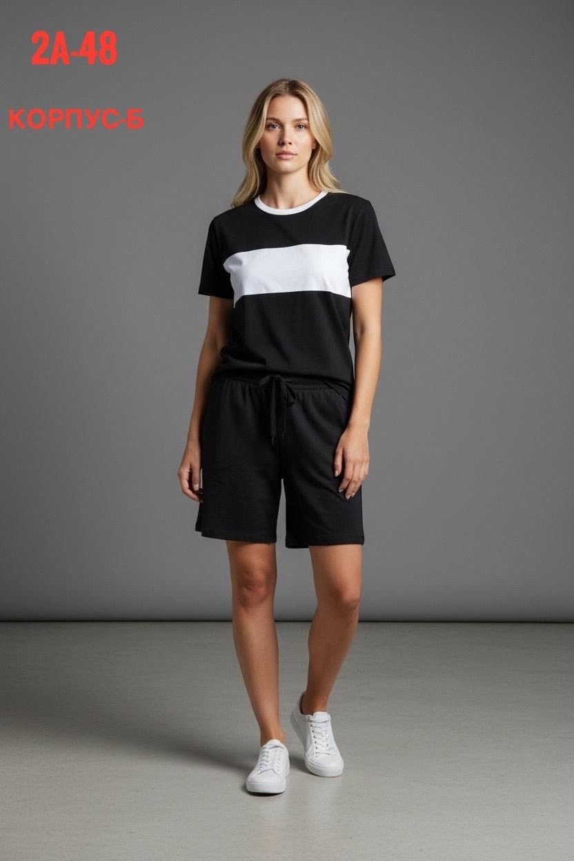 трикотажные шорты,повседневные шорты,шорты женские,костюм женский с шортами,шорты черные