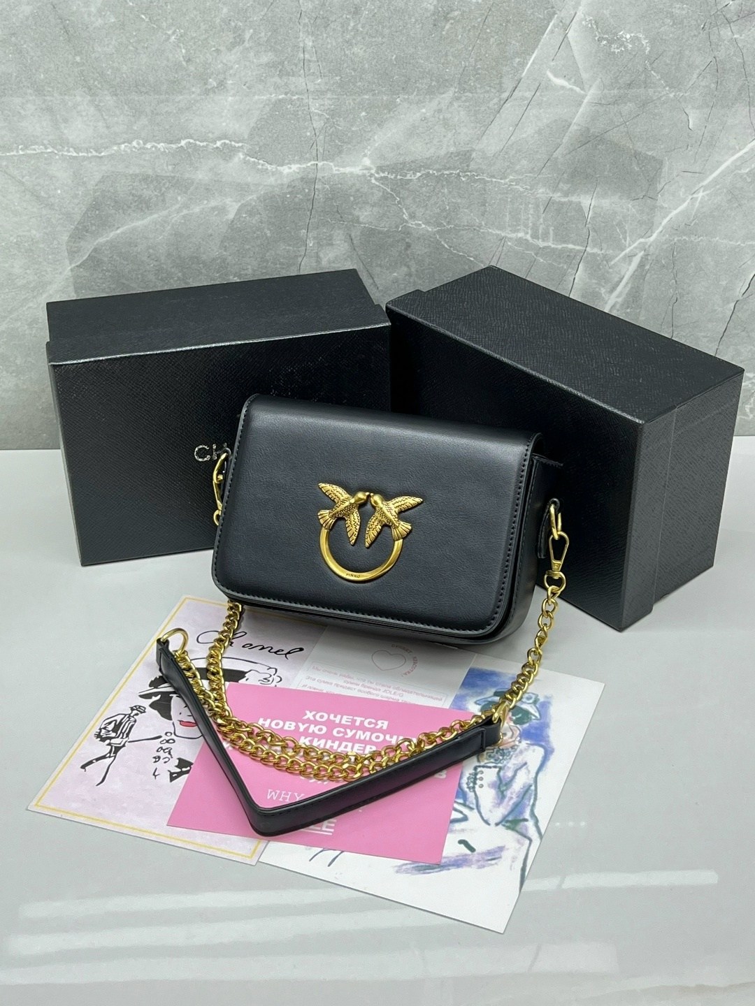 сумка кросс-боди женская pinko love bag click simply черный,сумка pinko,сумка pinko женская,сумка pinko оригинал,pinko сумка на плечо