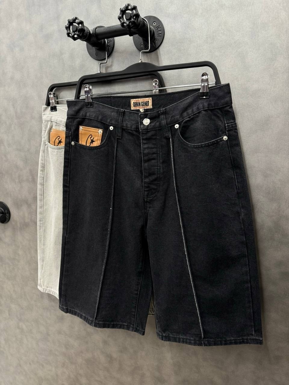 шорты джинсовыe,шорты мужские,мужские джинсовые шорты,шорты широкие мужские,шорты черные джинсовые