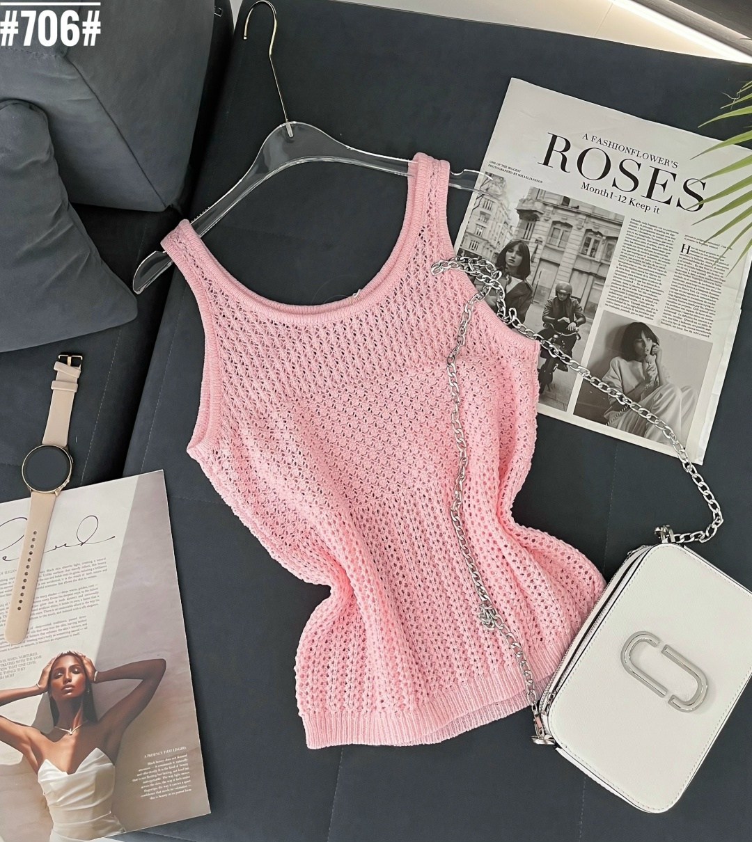 вязаные топы,вязаная майка,майка спицами,майка топы,топ женский