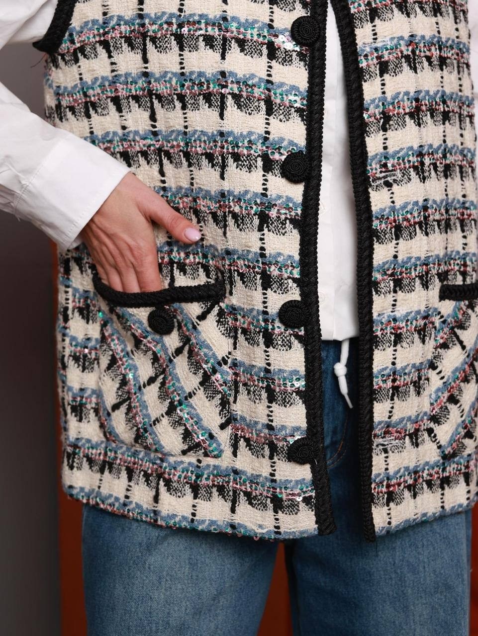 женские жилеты,о мода,жилет в стиле шанель,мода от кутюр