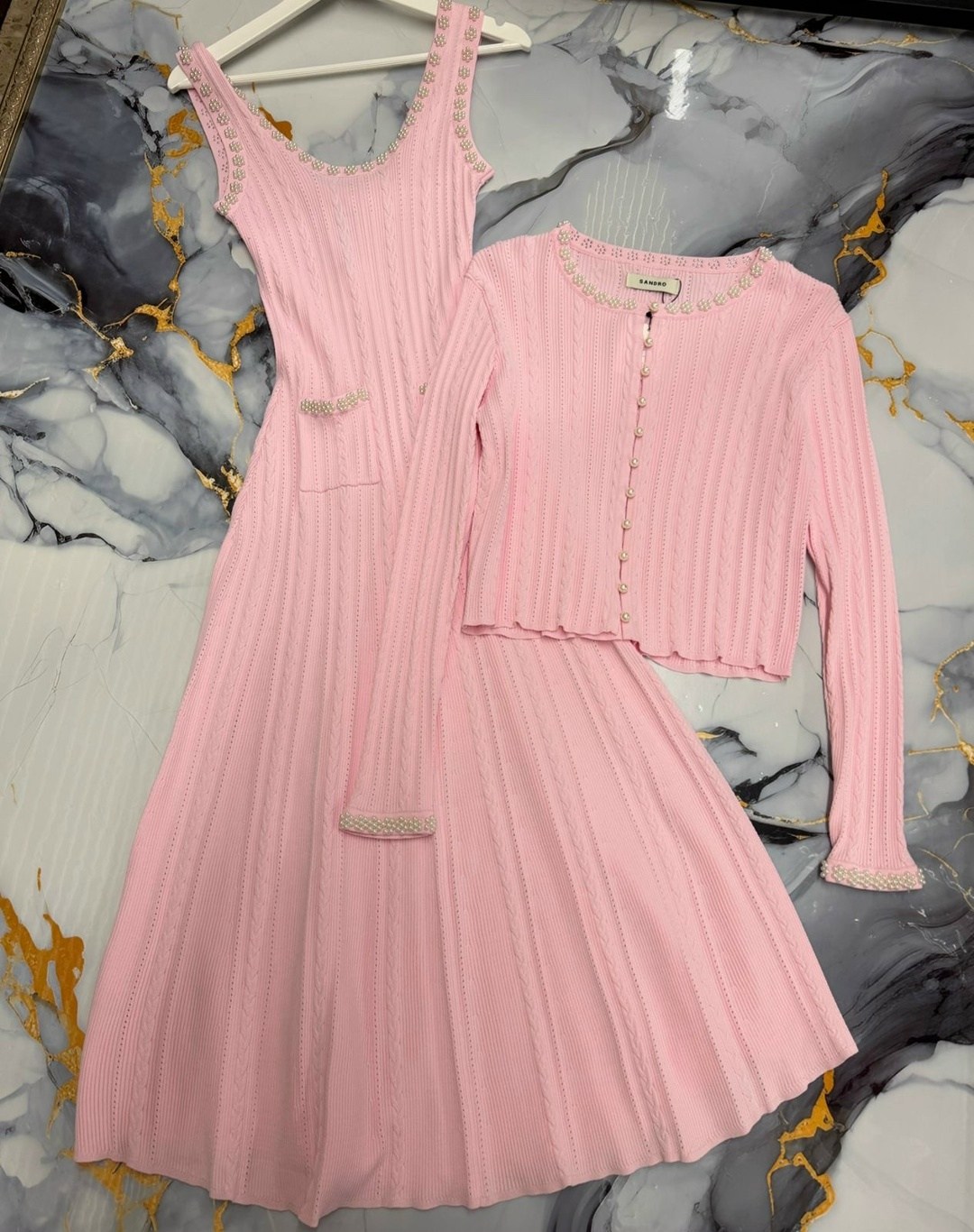 костюм трикотажный с юбкой макси emberens 306870854,костюм с юбкой,вязаные костюмы,комплект костюм,платья