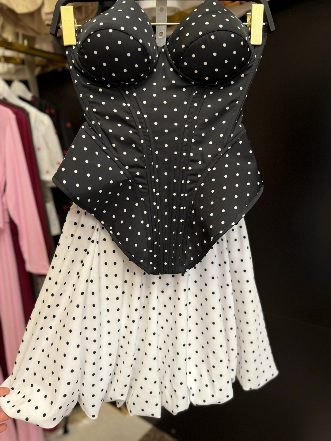 корсет топ,платья в горошек,корсет бюстье,корсет женский,комплект корсет